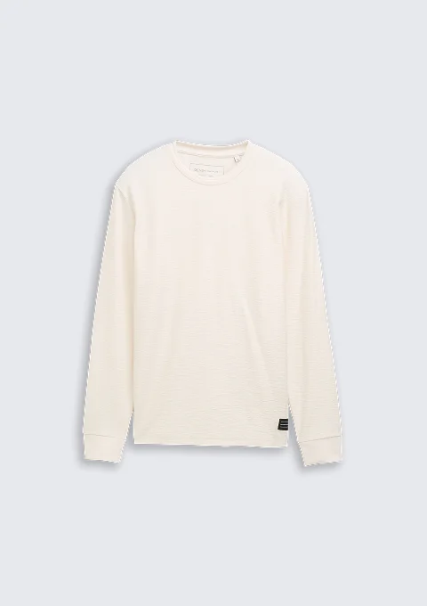 Langarmshirt mit Logo-Badge