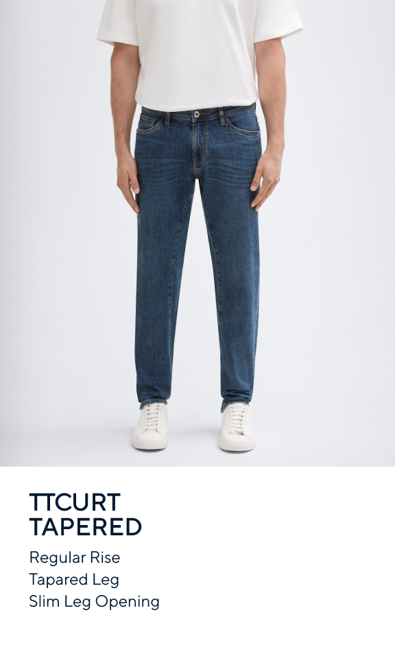 TOM TAILOR Josh Regular Slim Jeans voor heren, 10210 - Grey Denim, 34W x 34L