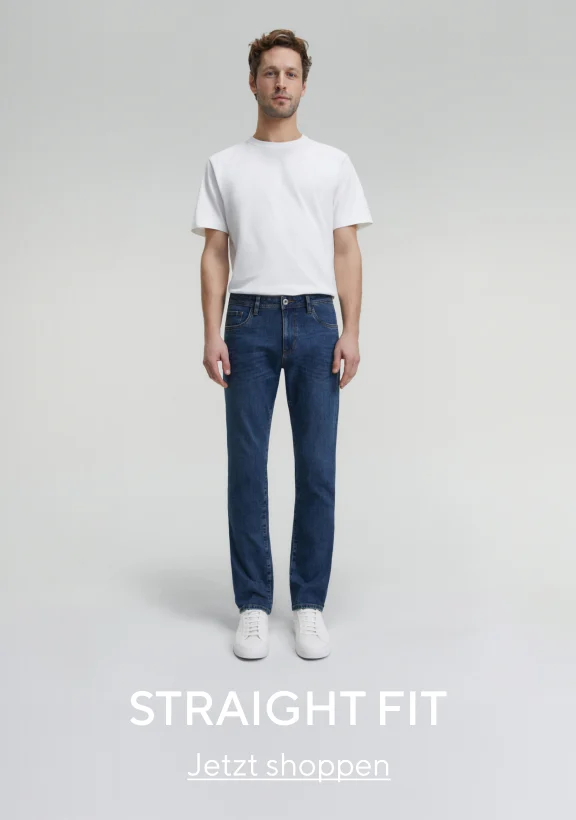 Jeans Fit Guide Herren Straight Fit Jeans