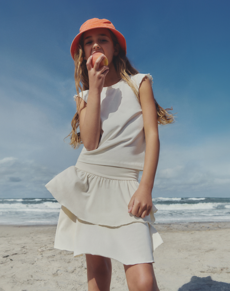 TOM TAILOR Top Bambine E Ragazze – Canottiera Con Cuore Scintillante – Misto Cotone Morbido – Vestibilità Normale