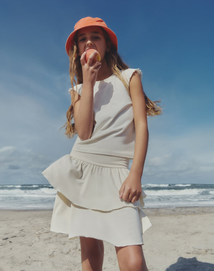 TOM TAILOR Top Bambine E Ragazze – Canottiera Con Cuore Scintillante – Misto Cotone Morbido – Vestibilità Normale