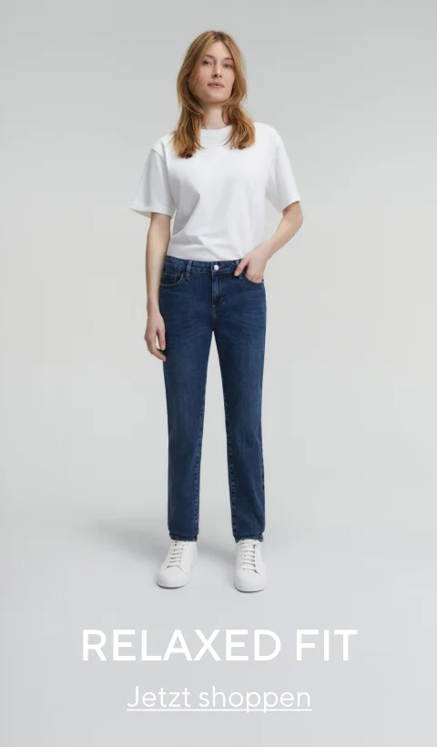 Jeans Fit Guide Damen Relaxed Fit Jeans