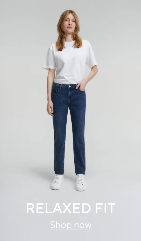 Damen-Relaxed Fit Jeans