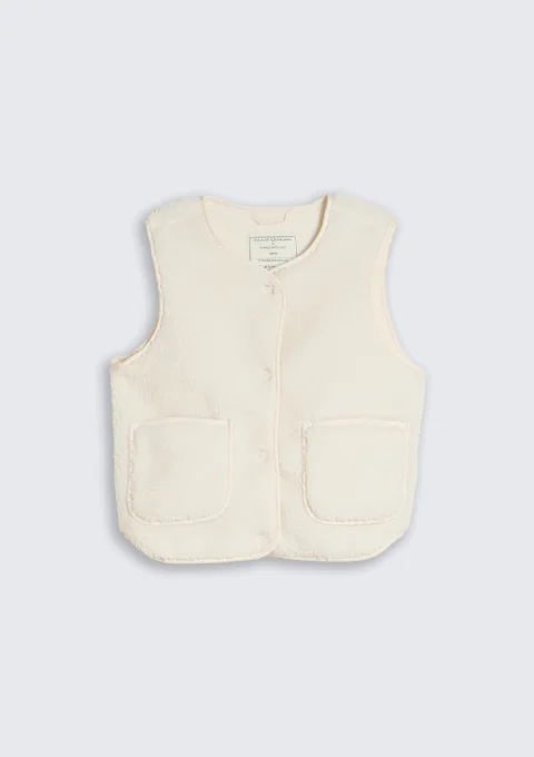 Beige Weste