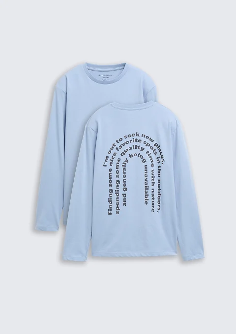 Blaues Shirt