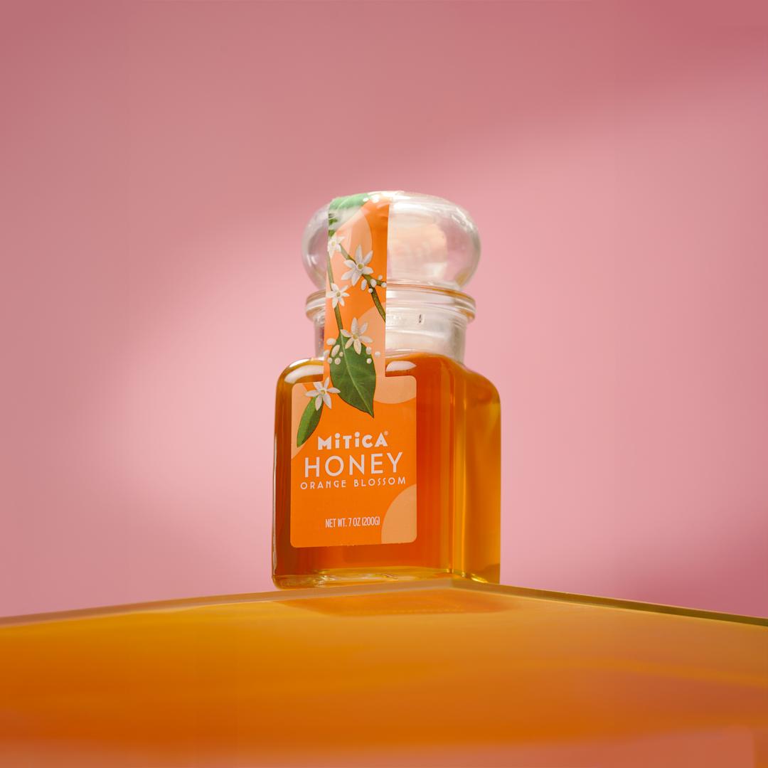 A little container of honey