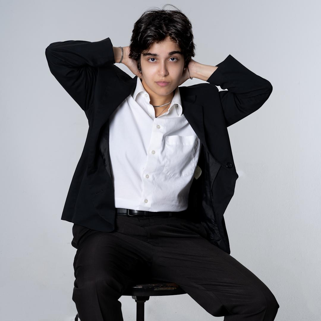 Termeh in a chair