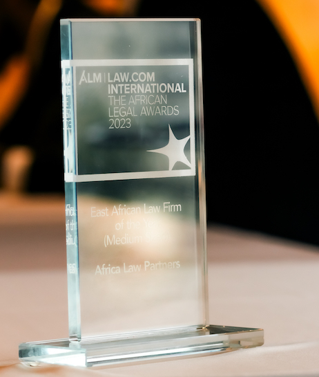 Africa Law Partners Wins African Law Firm of the Year - East Africa (Medium Sized Firm)