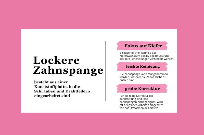 Die lockere Zahnspange eignet sich in der Regel nicht für eine Behandlung bei Erwachsenen