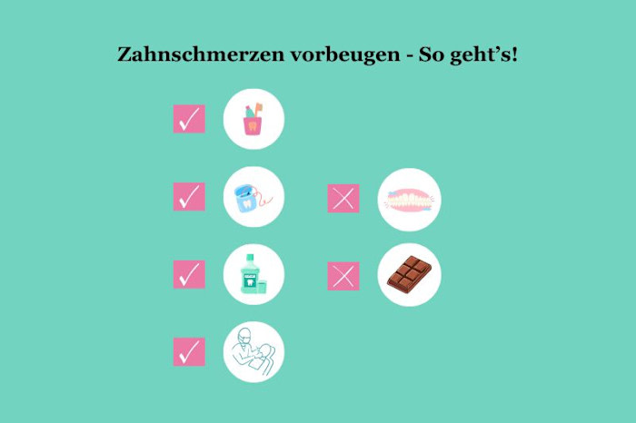 Zahnschmerzen vorbeugen - so geht's!