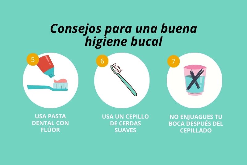 Consejos 5, 6 y 7 para una buena higiene bucal