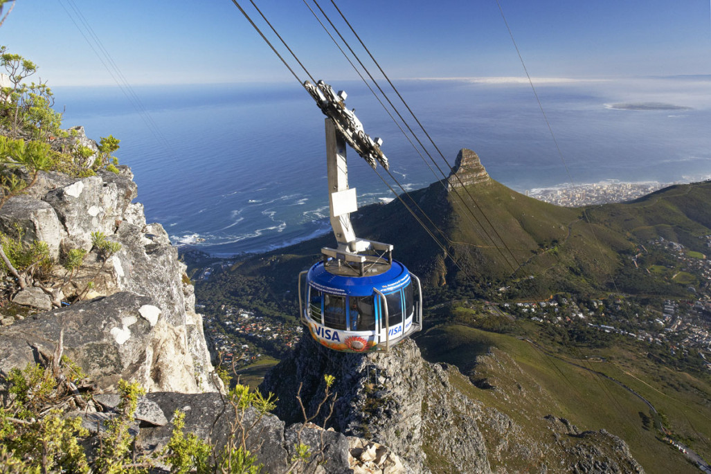 Cable car at Table Mountain, Cape Town