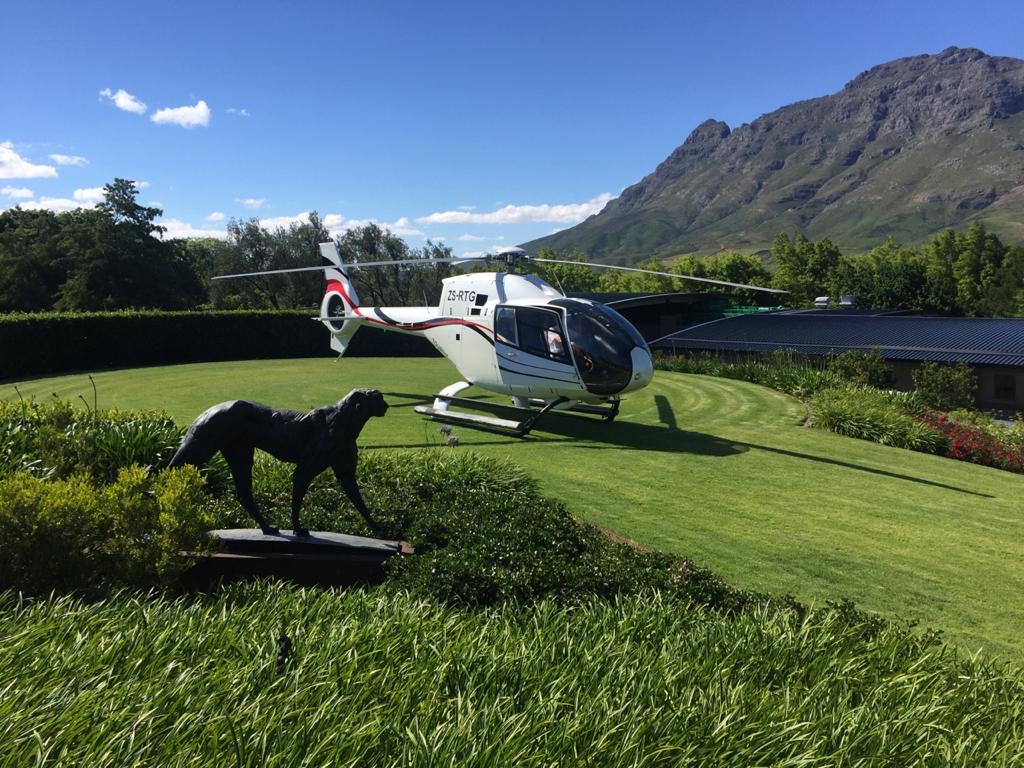 Scenic Helicopter Flight Delaire, Stellenbosch