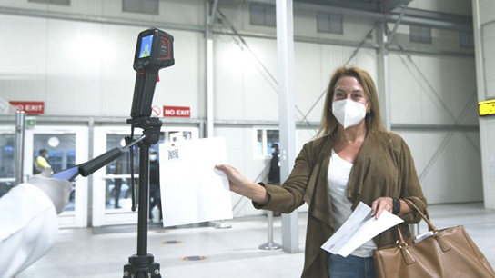 Deborah arriving in Kenya covid protocols