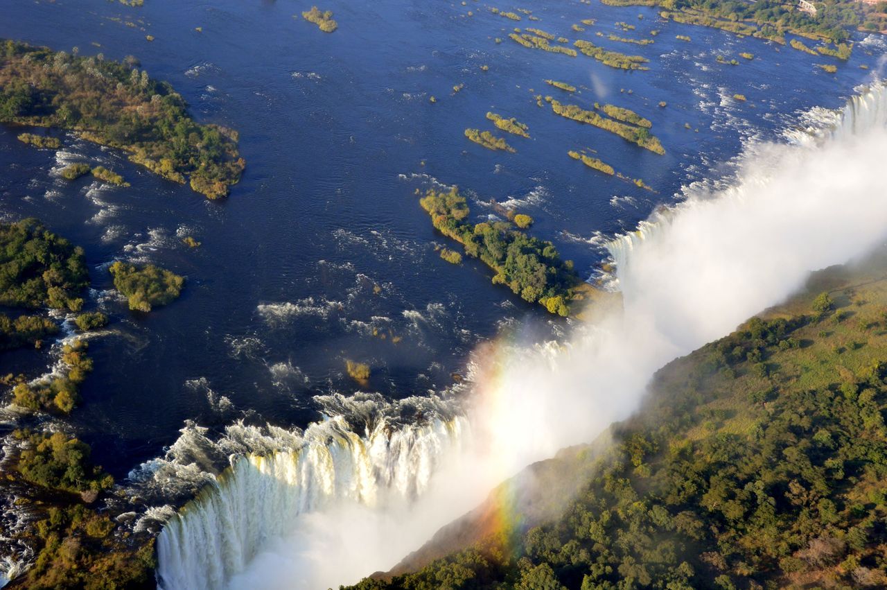 Victoria Falls from Zambia on Luxury Safari in South Africa