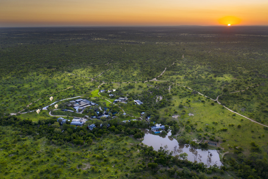 Cheetah Plains Aerial Sabi Sands Game Reserve South Africa 