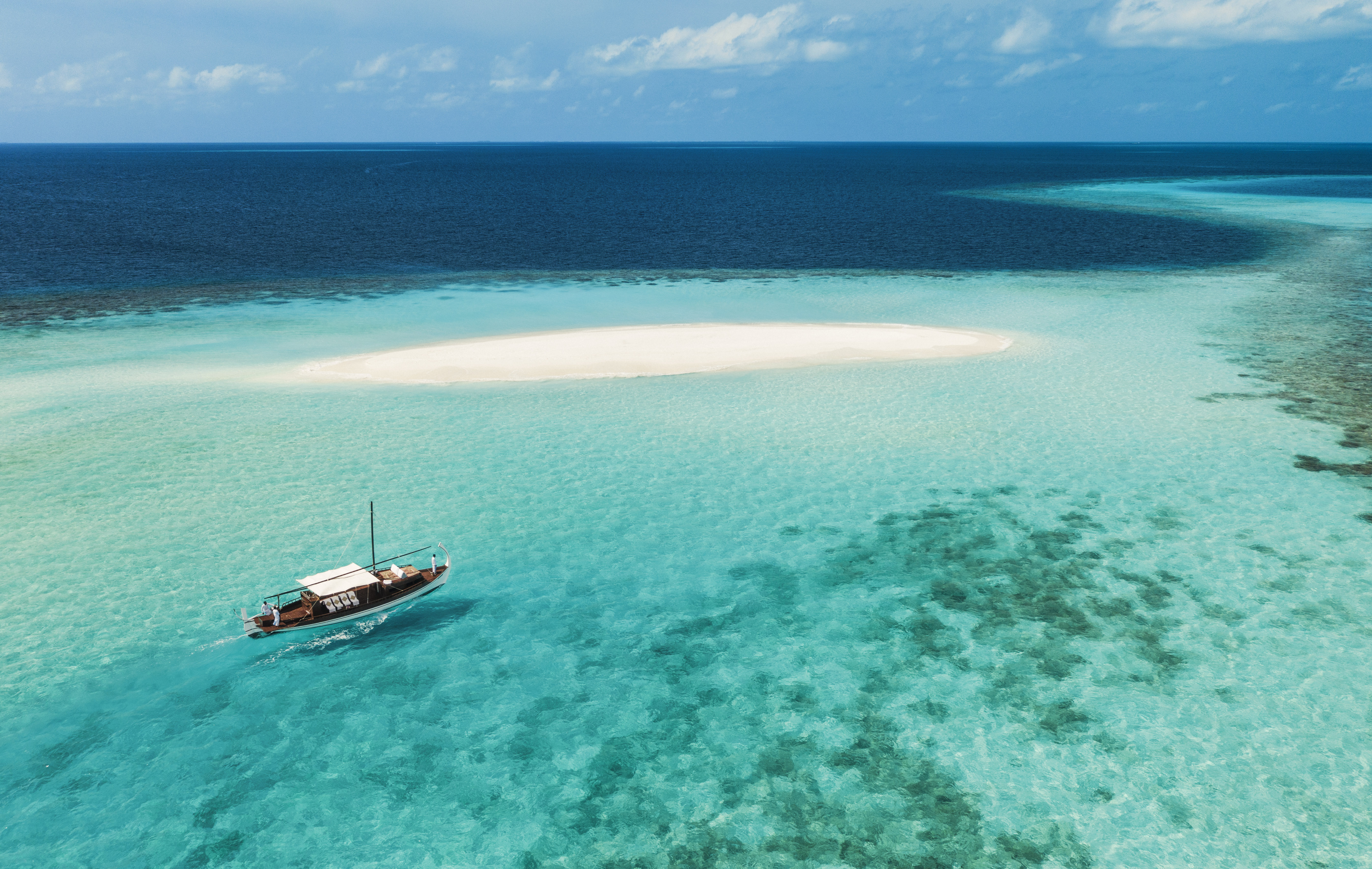 Beach Sandbank in Dhoni, Maldives