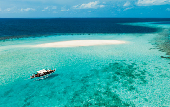 Beach Sandbank in Dhoni, Maldives