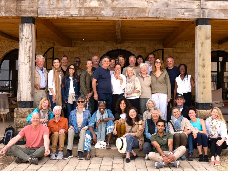 Group Photo of Guests on Safari with David Whyte: Into the Wild