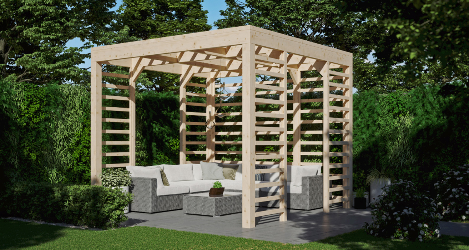 Kuvassa Lillesand-pergola.