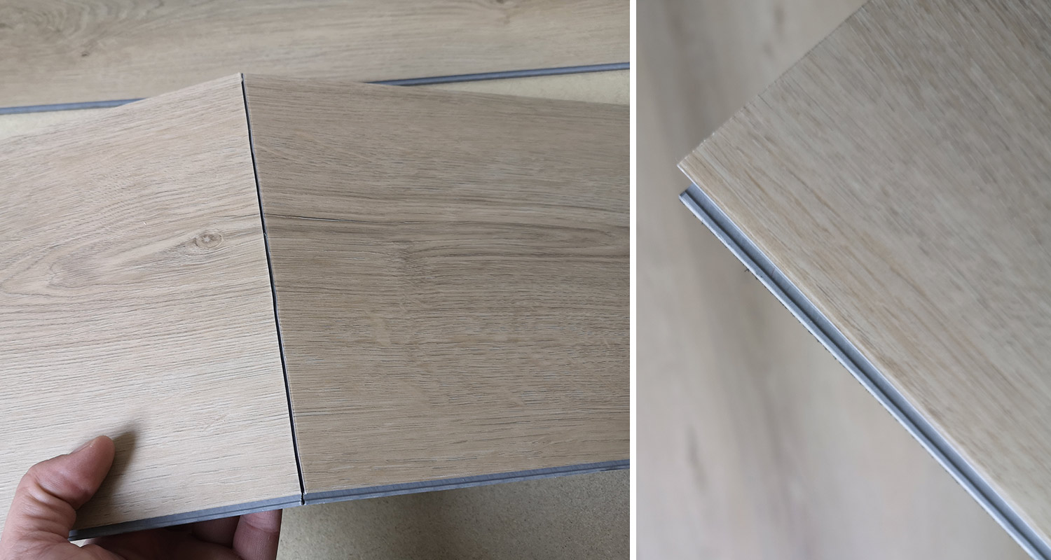 Vinyylilankun leikkaaminen