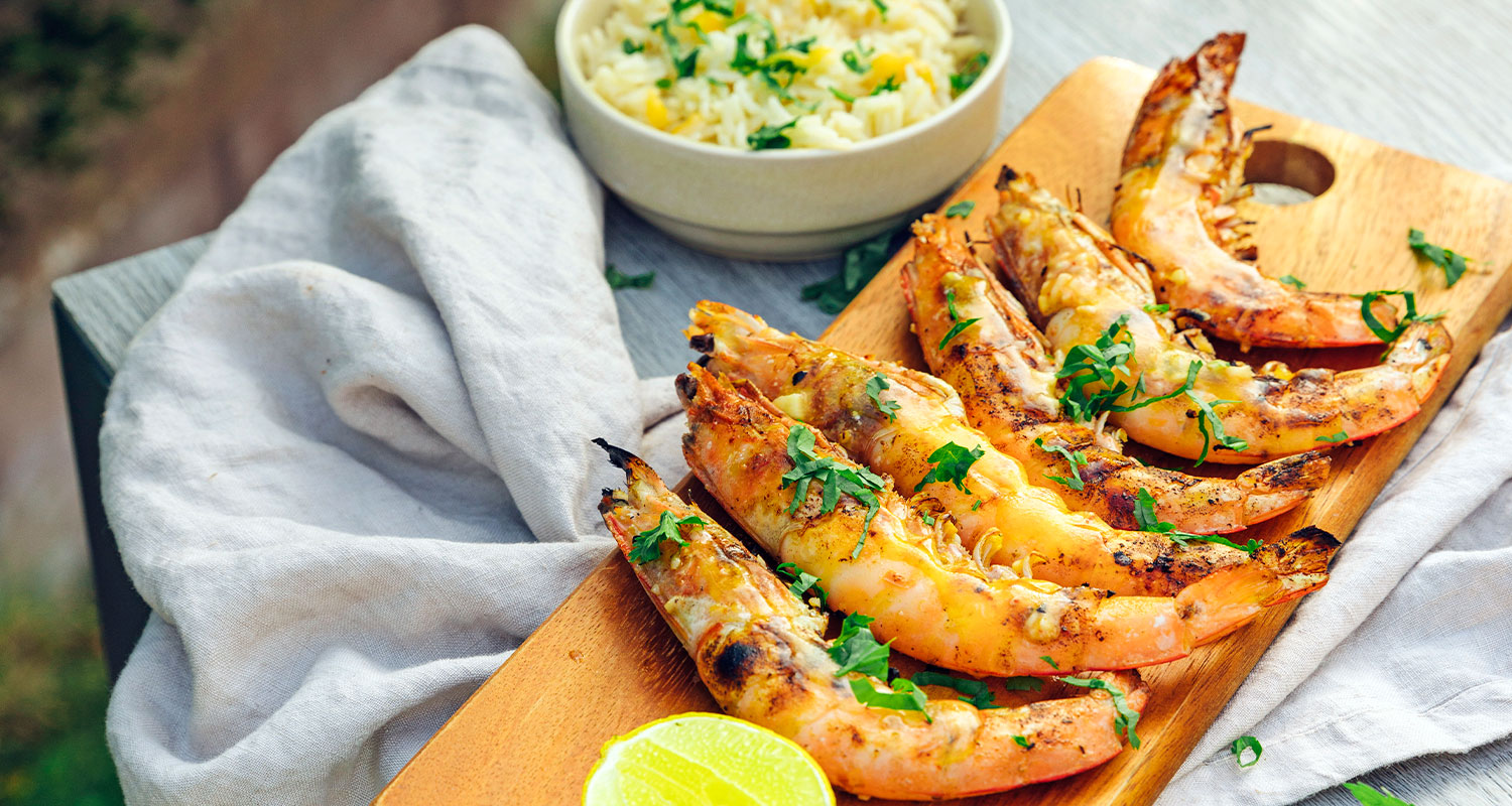 Mitä grillata? jättiläiskatkaravut ovat yksi kesän grilliherkuista.