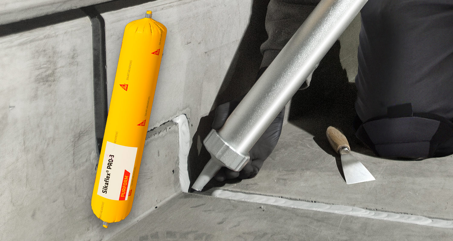 Sikaflex Purform PRO-3 levitys käynnissä