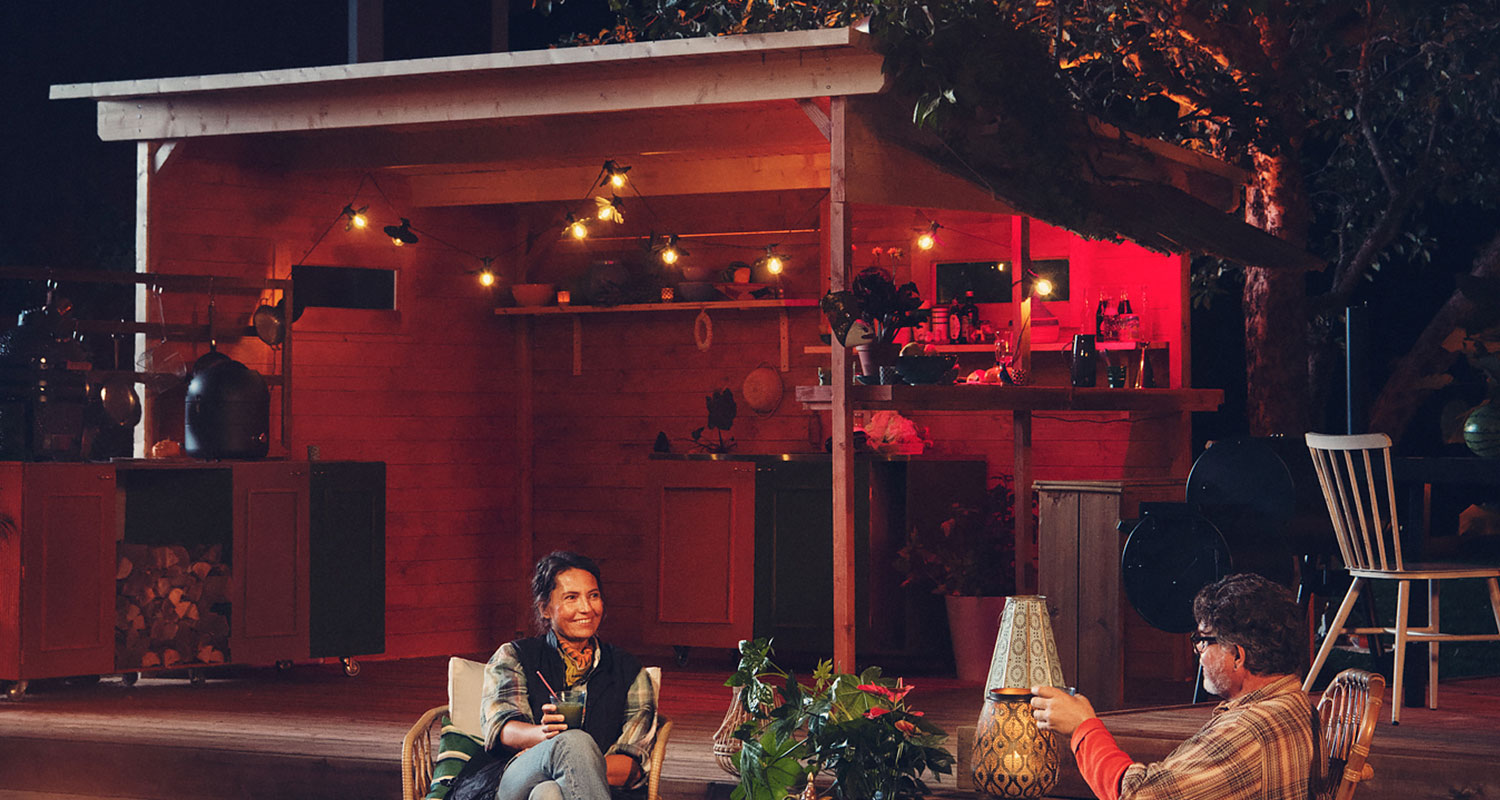 Cello Vimmerby -puutarhakatos kesäkeittiönä, myynnissä K-Raudassa