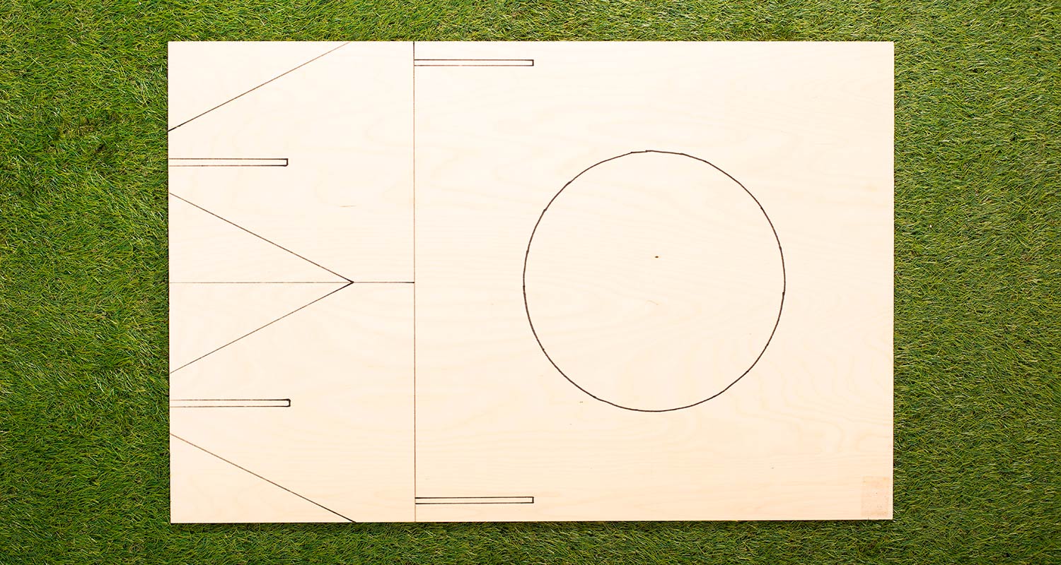Tarkkuusseinä ja tarkkuusseinän rakentaminen itse onnistuu K-Raudan ohjeilla. Kuvassa tarkkuusseinän rakennusvaihe 1.