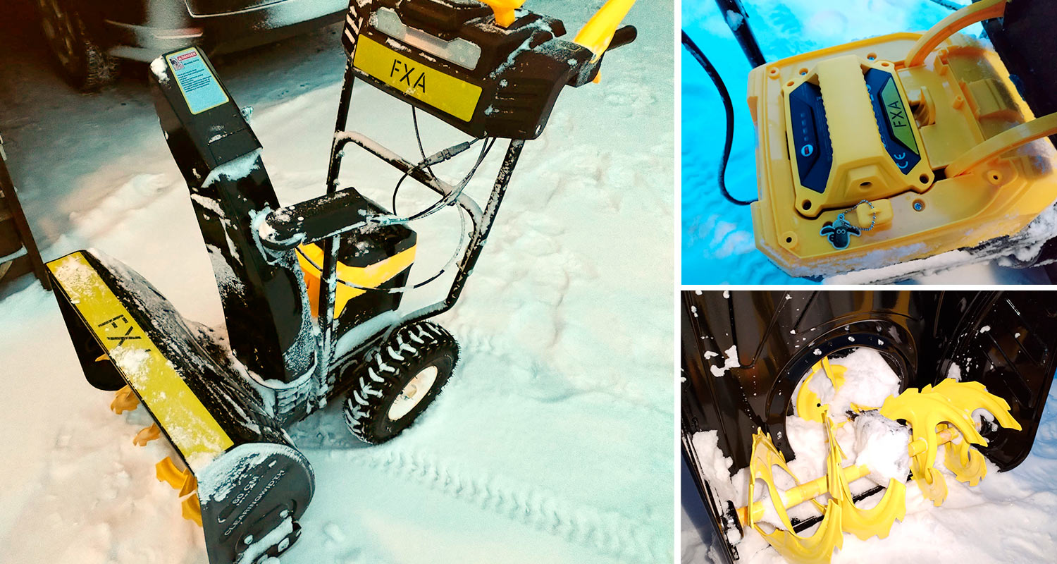 Testaajalla kokoilussa FXA-akkulumilinko DB2805A, tuote on myynnissä K-Raudassa.