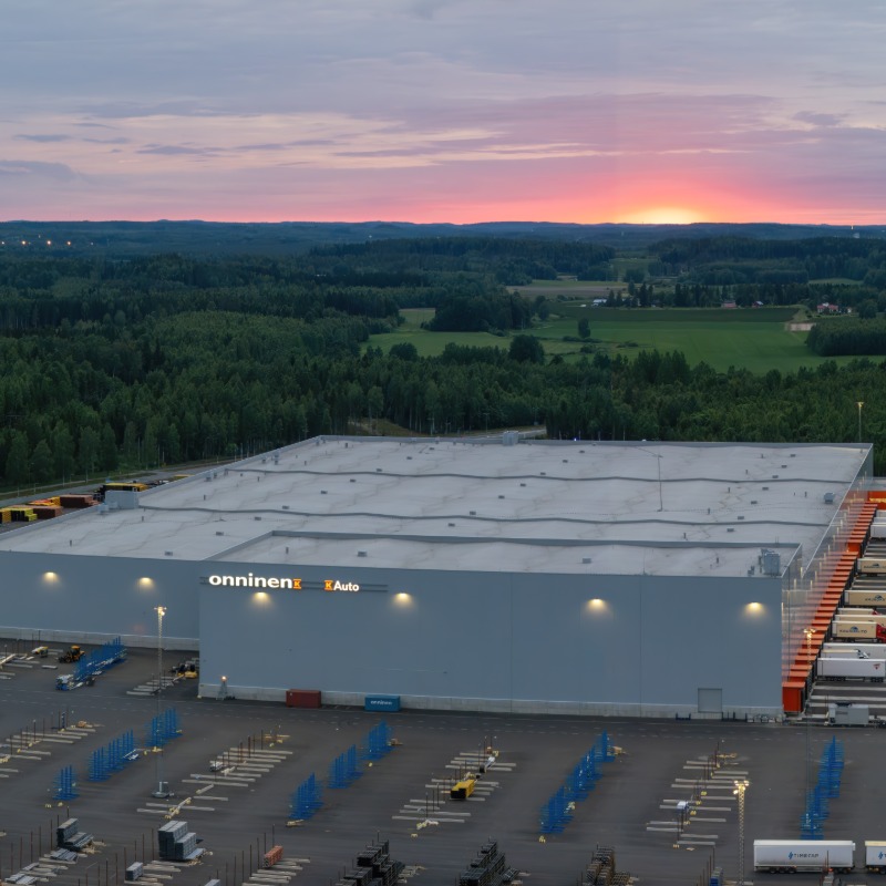 Logistiikkakeskus Onnela ulkoa