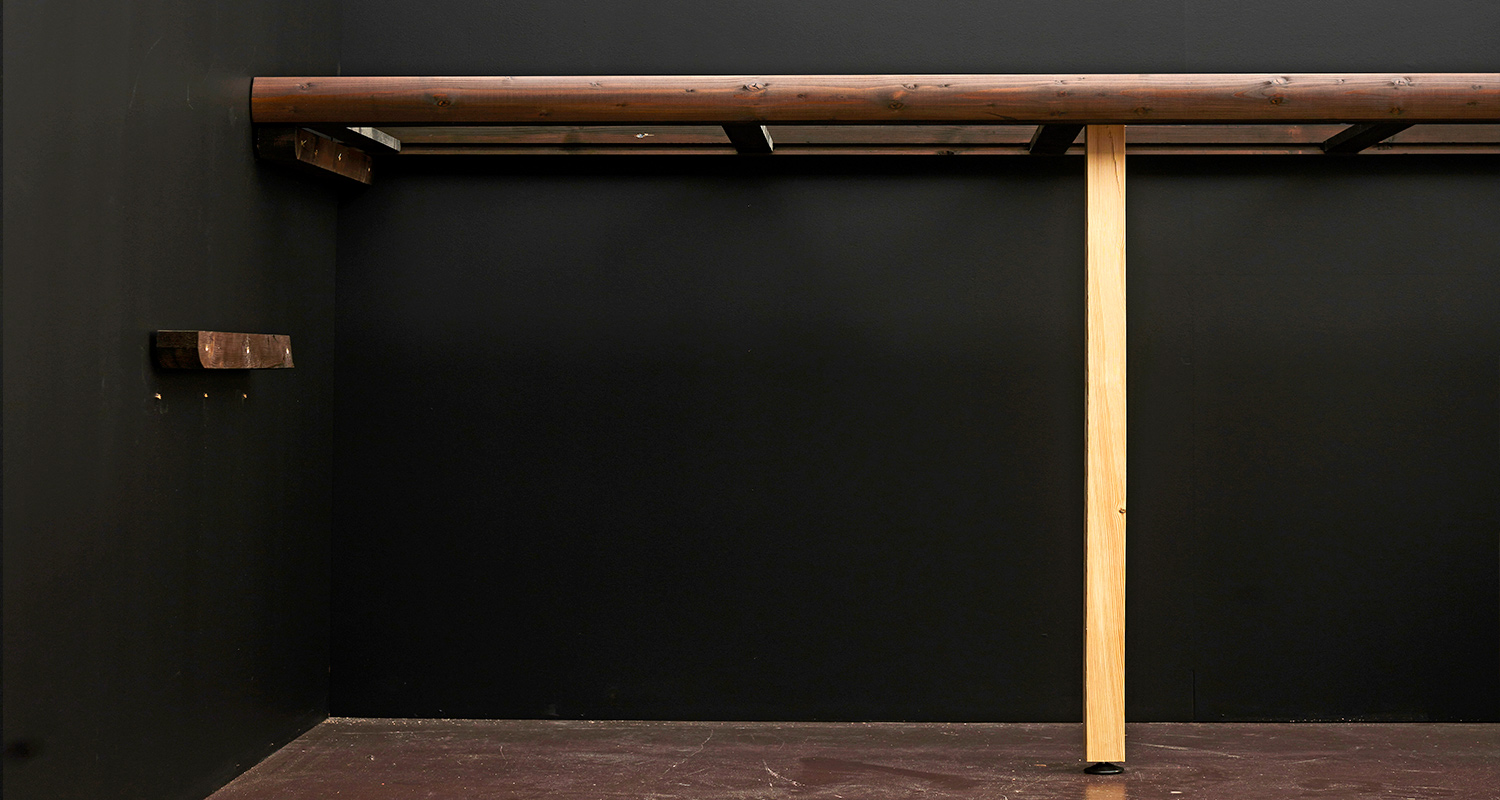 Laude-elementti Cello ja saunan lauteiden asennus.