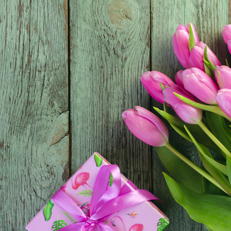 Lahja äidille: Kuvassa äitienpäivälahja