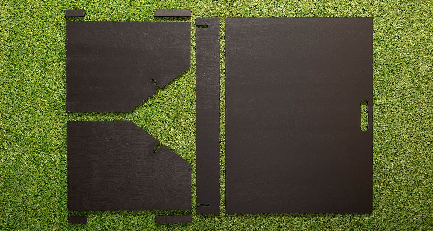 Syöttöseinän teko K-Raudan ohjeilla. Kuvassa syöttöseinän tekovaihe 3.