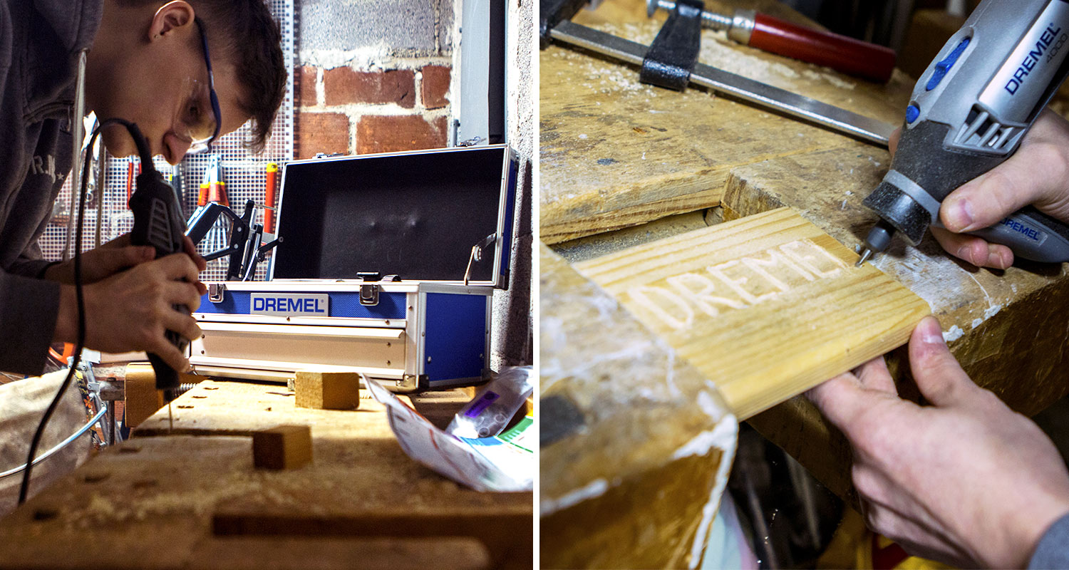 Dremel monitoimikone 4000-6-128 kuluttajan testissä kaiverrus lautaan