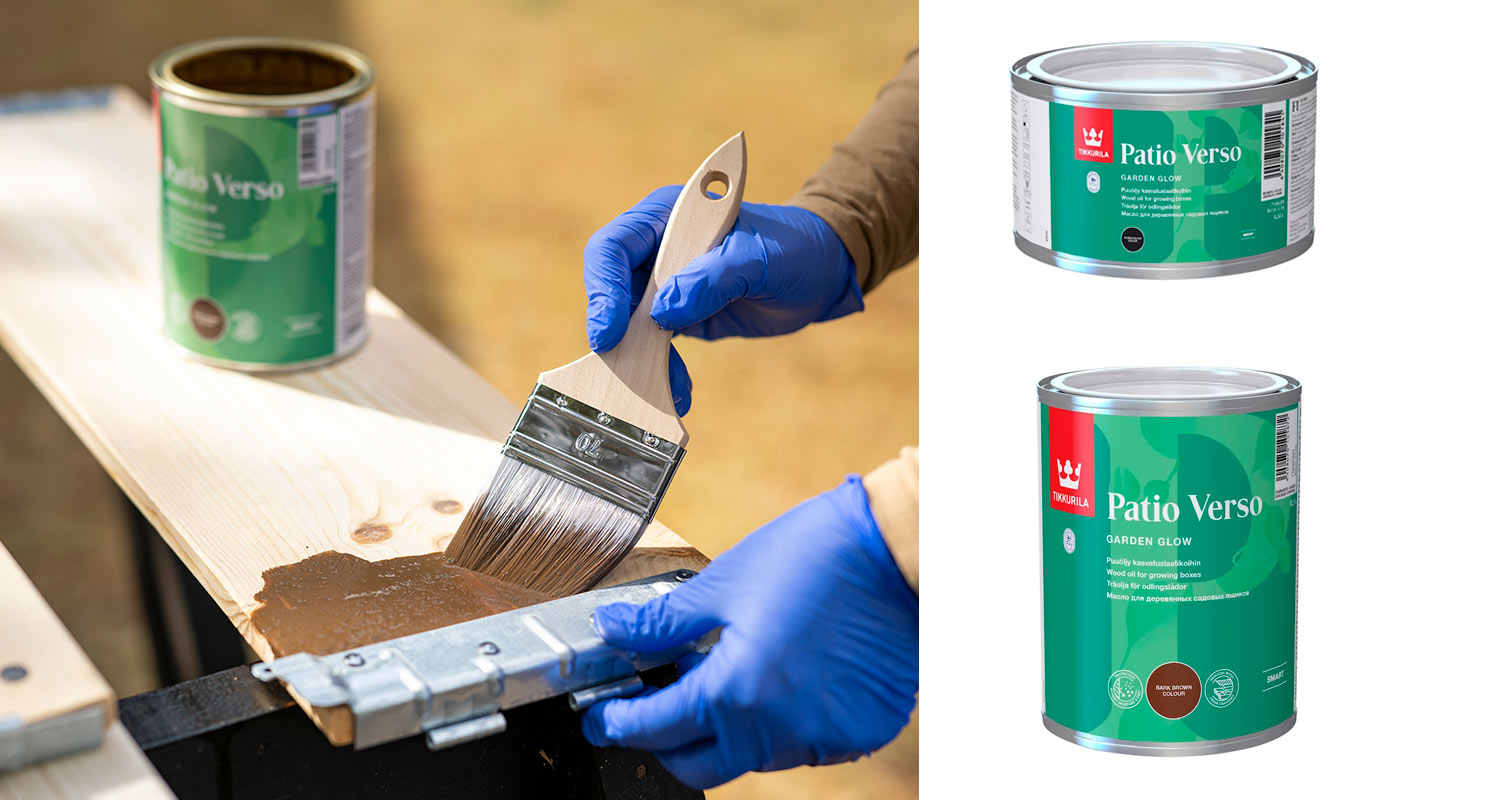 Lavakauluksen käsittely suoja-aineella, Patio Verso