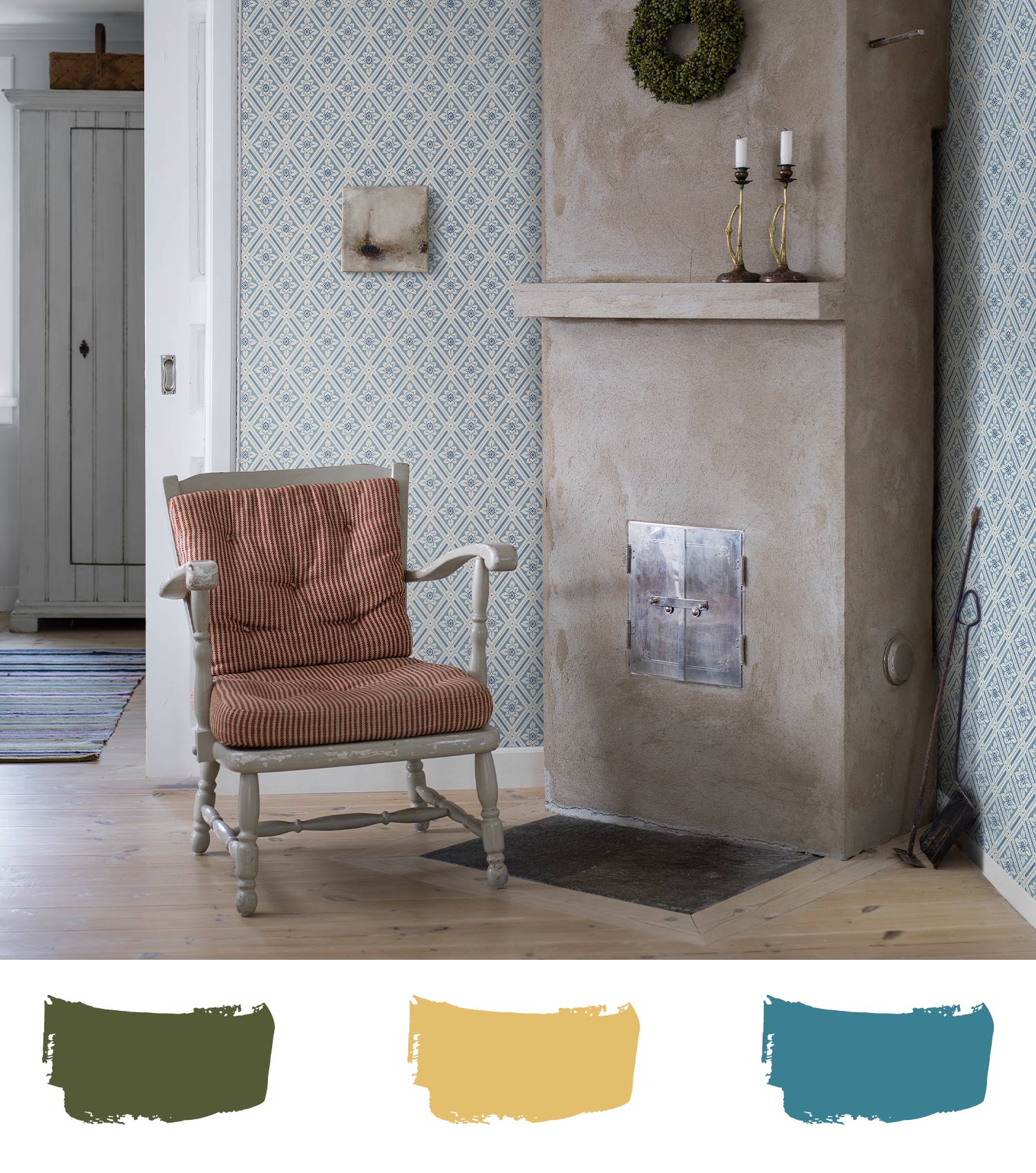 Sisustustrendit 2025. Kuvassa Pohjolan helmet -sisustustyyli.