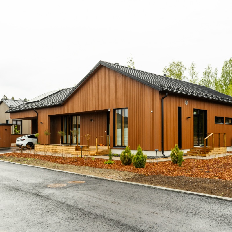 Villa Tuokio, kohde 14, julkisivu – Asuntomessut 2026