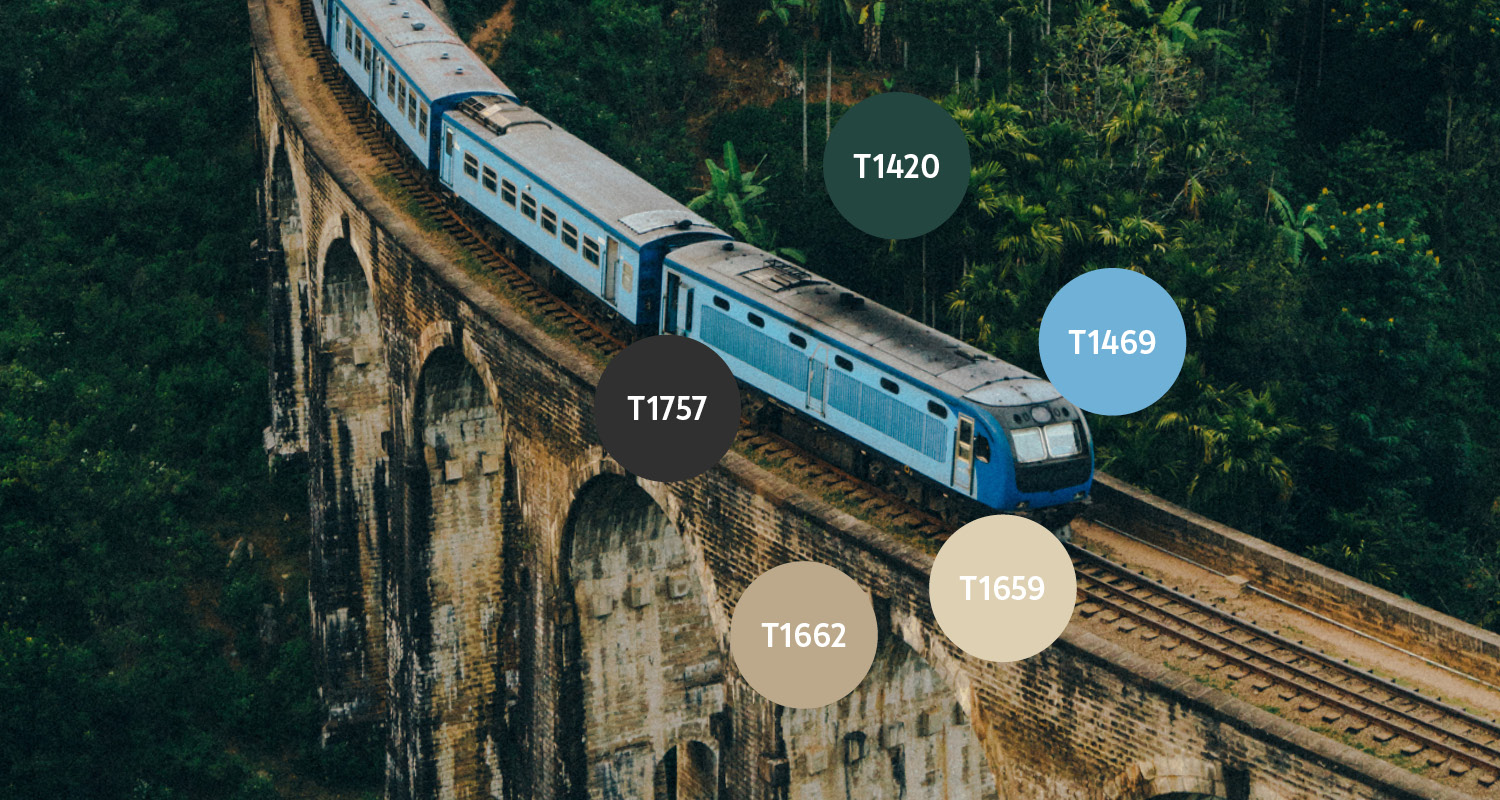 K-Raudan sävygeneraattorin poimimat sävyt.