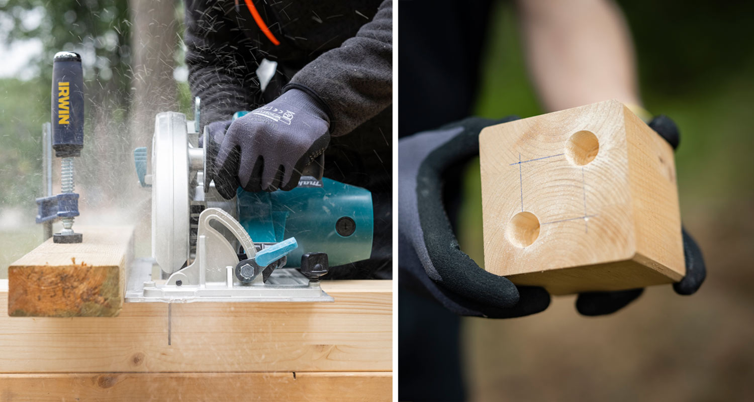 Daybedin työvaihe 1 ja 2