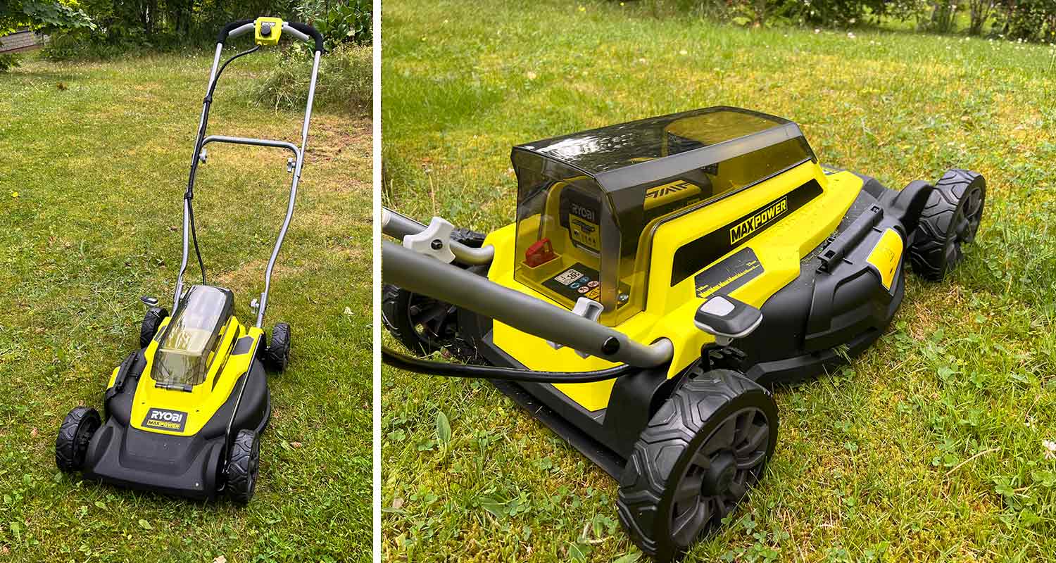 Ryobin akkuruohonleikkuri RY36LMM46A-140 tuotetestissä