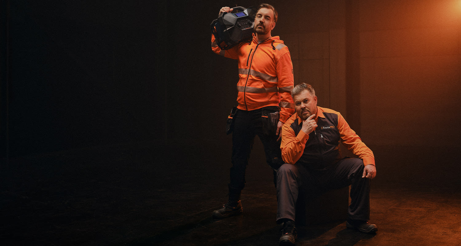 Rakennusalan ammattilainen ja K-Rauta PRO:n myyjä
