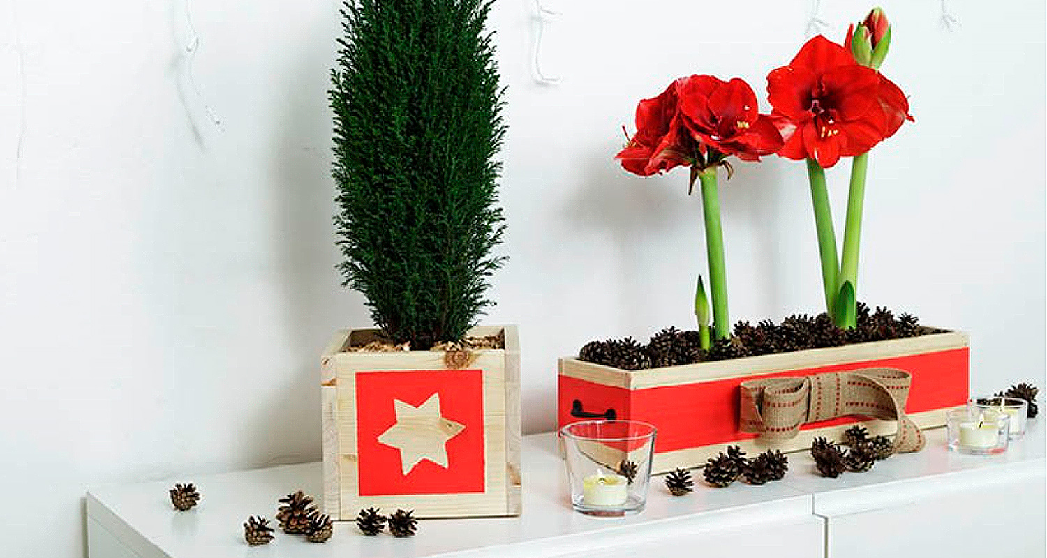 Kuution mallinen puinen kukkalaatikko, katso teko-ohje! 