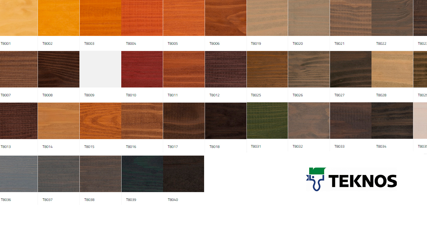 Teknoksen kuultavat ulkosävyt