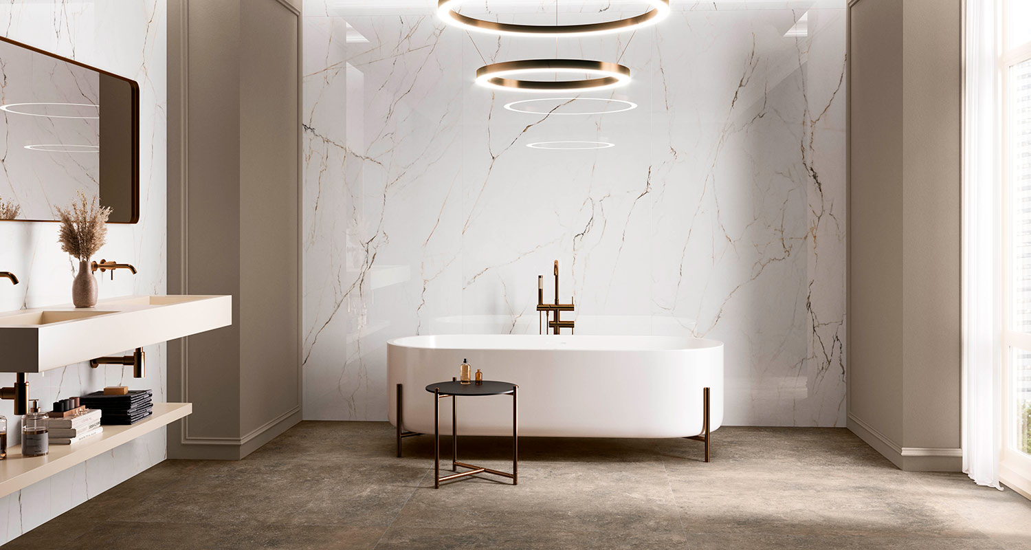 Marmorityylinen lasitettu seinälaatta Cello Cr.Torano 30x60 kiiltävällä pinnalla on näyttävä valinta kotiin, jos haluat luoda viimeistellyn ilmeen kylpyhuoneeseen tai upean kotikylpylän.