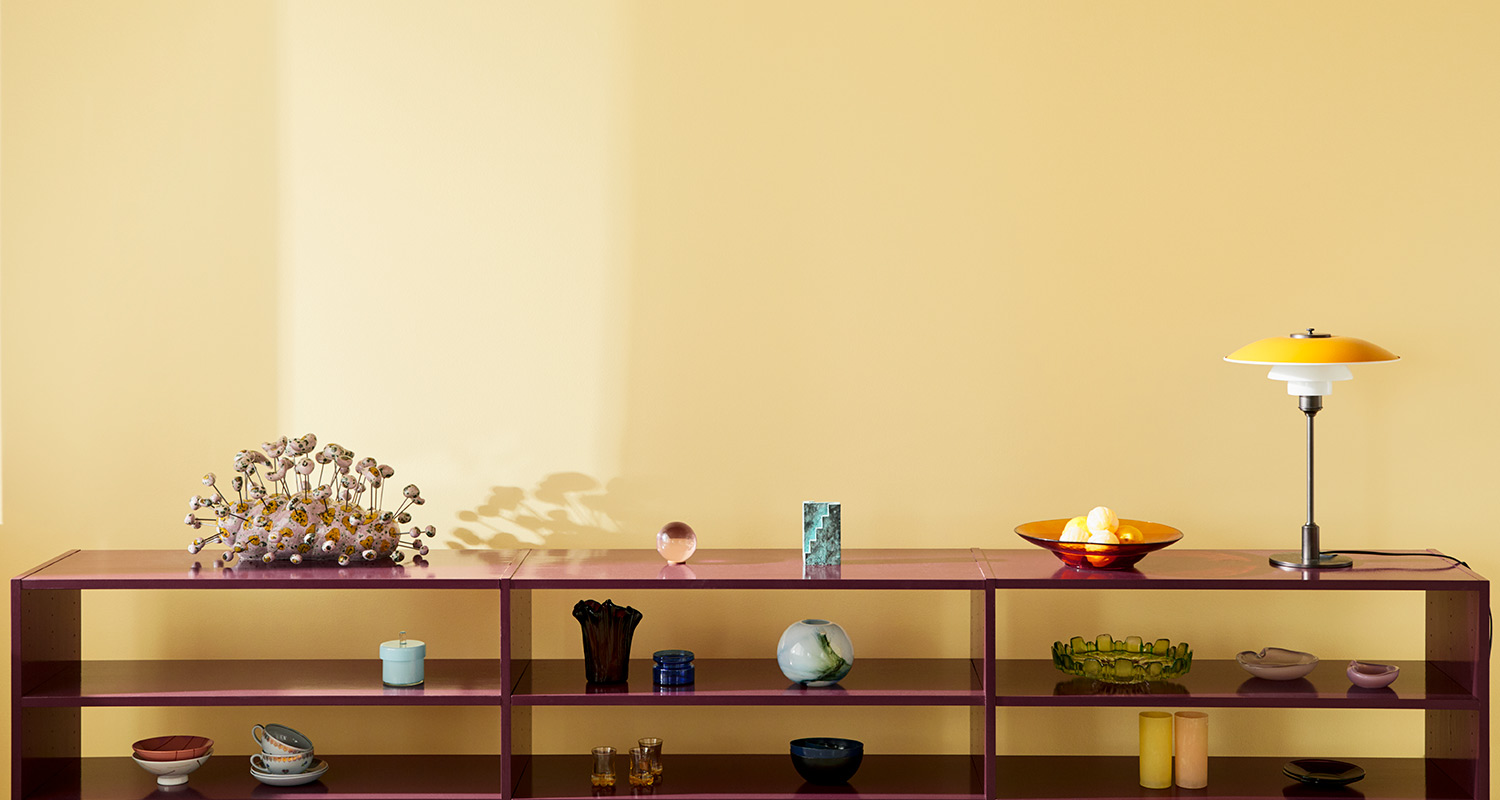 Vuoden väri 2020 oli H300 Lemonade, kuvan seinä on maalattu kyseisellä sävyllä.
