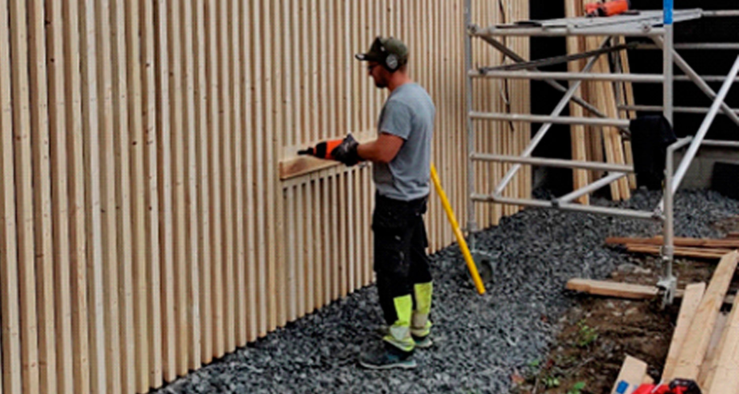 Meluvallin teko Pasloden impulssirunkonaulainta hyödyntäen