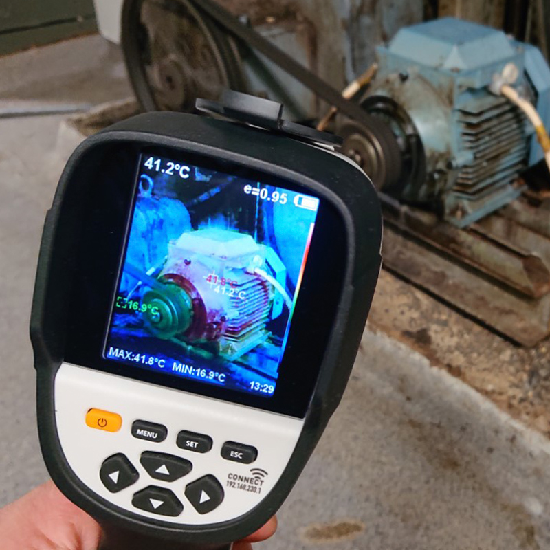 Laserliner lämpökamera thermocamera connect testissä työkohteessa