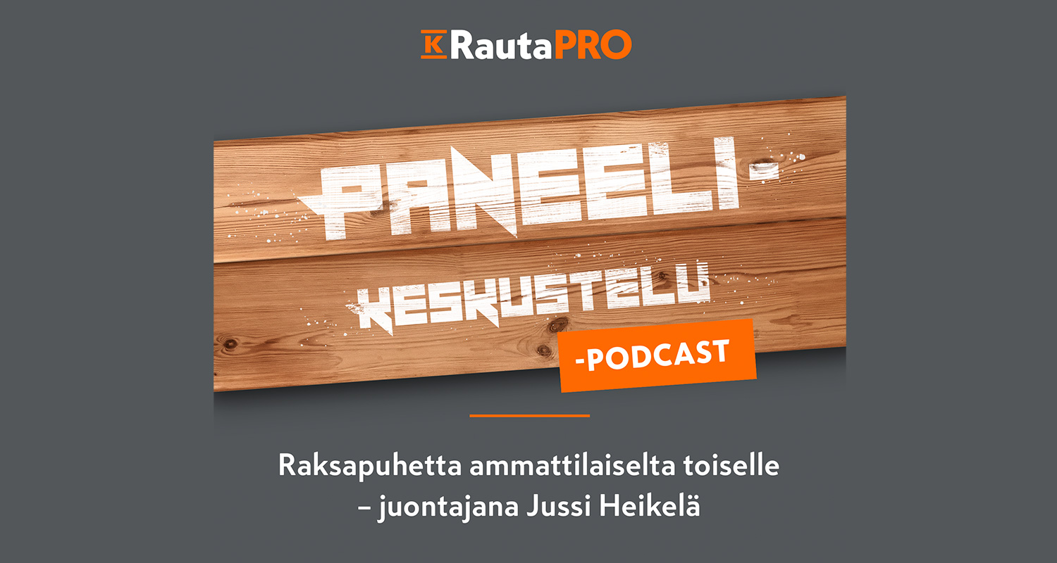 K-Rauta PRO podcast paneelikeskustelu logo