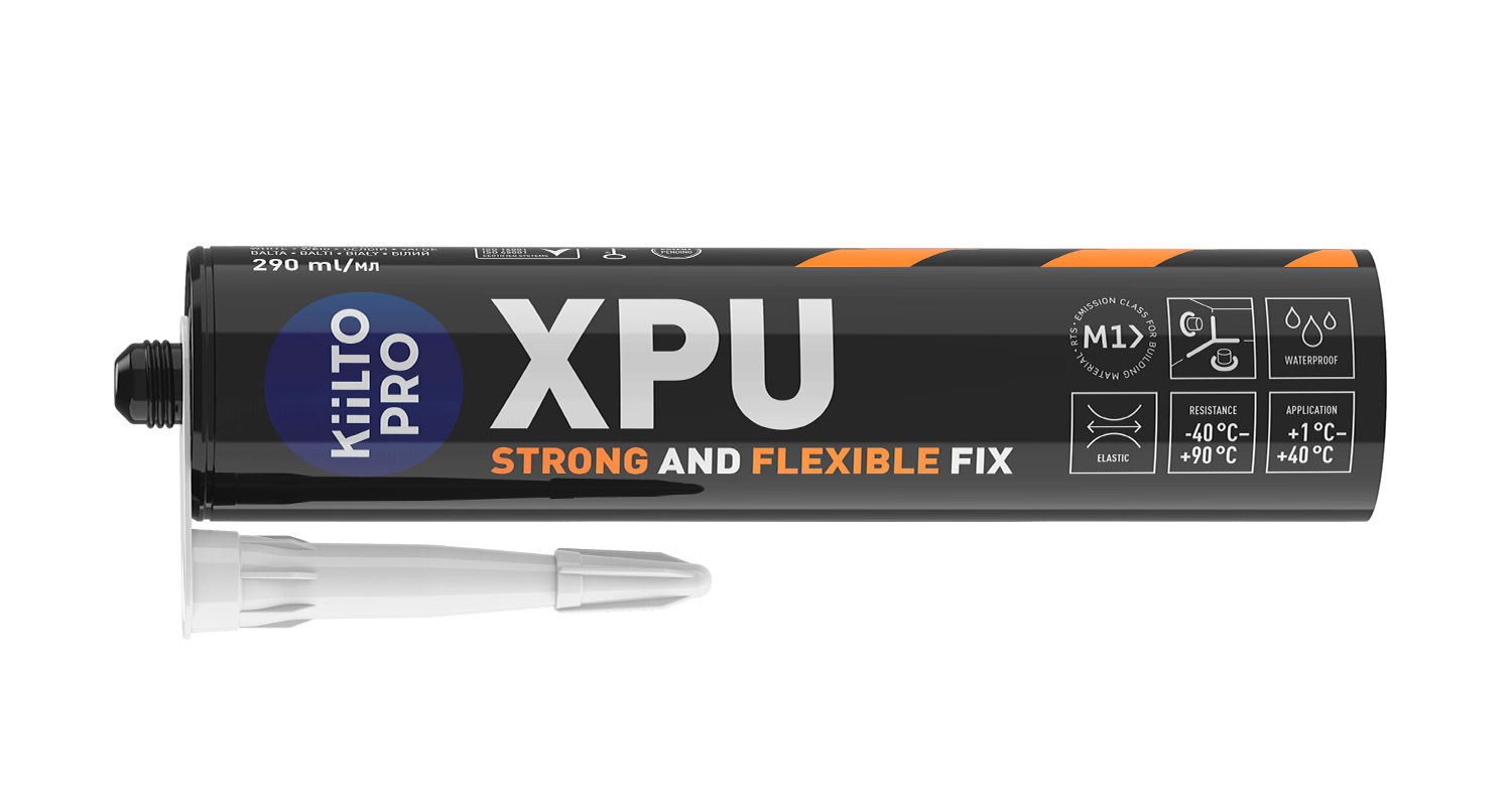 Kiilto PRO XPU XPU liima- ja tiivistemassa pakkauskuva, myynnissä K-Raudassa